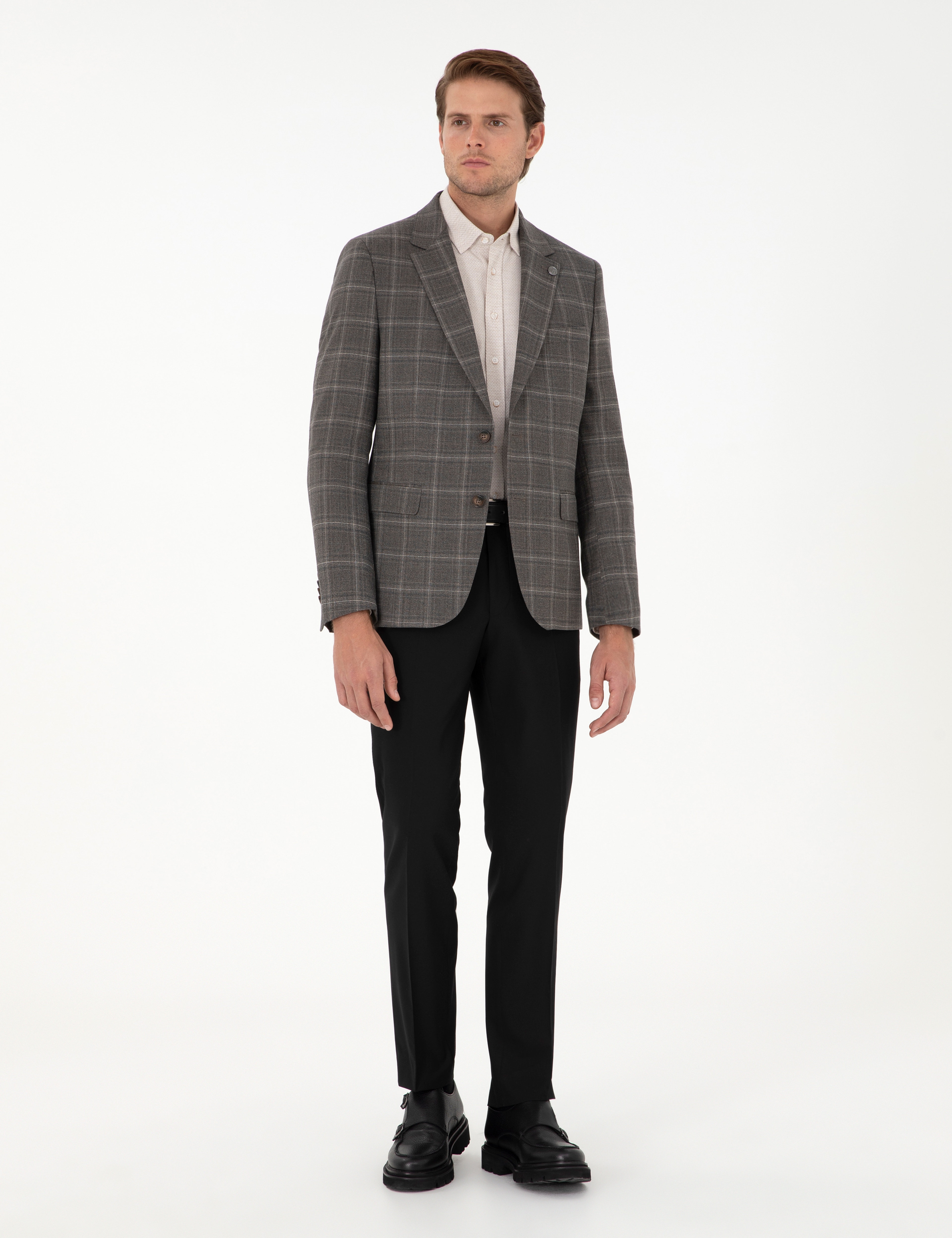 Siyah Slim Fit Kumaş Pantolon