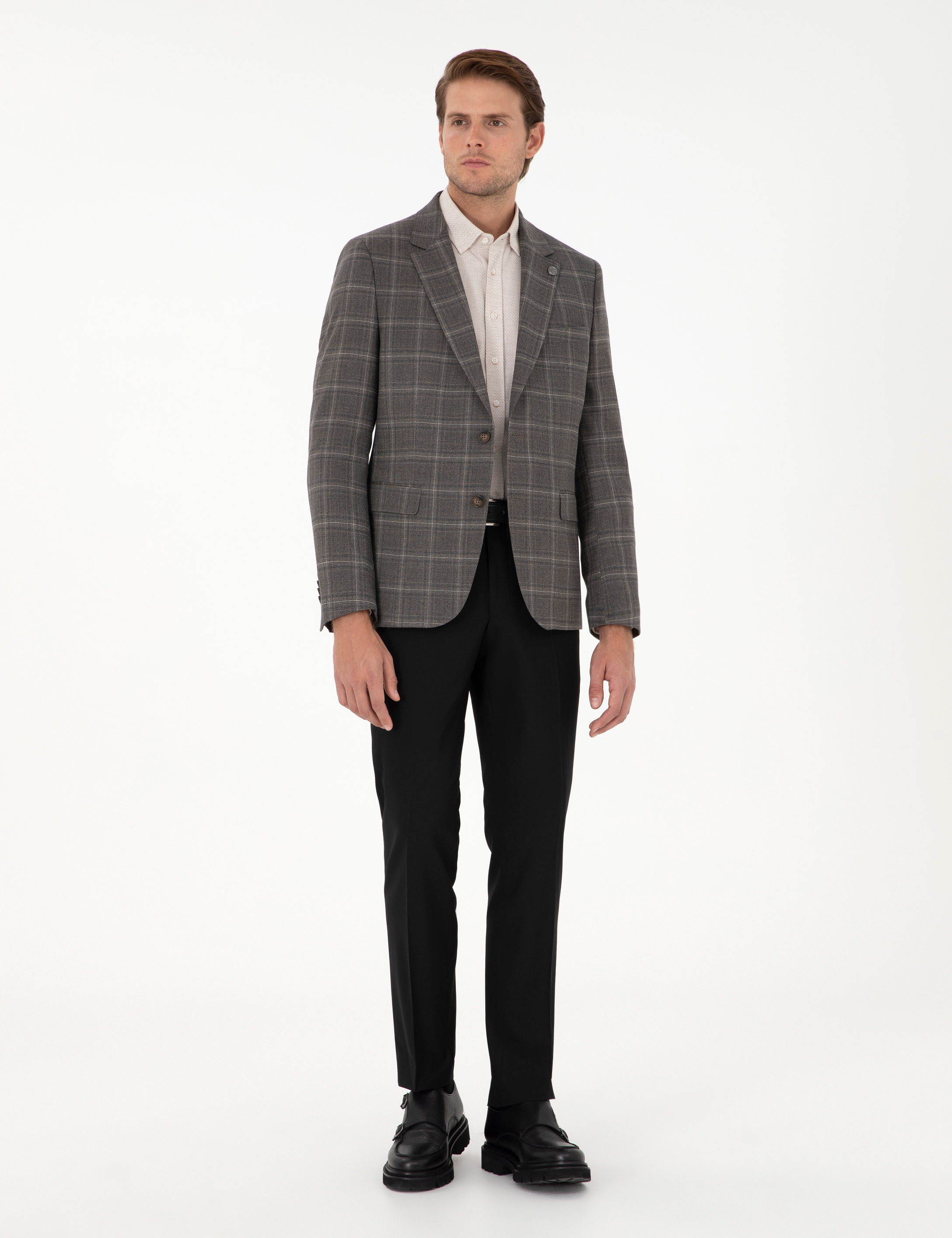 Siyah Slim Fit Kumaş Pantolon