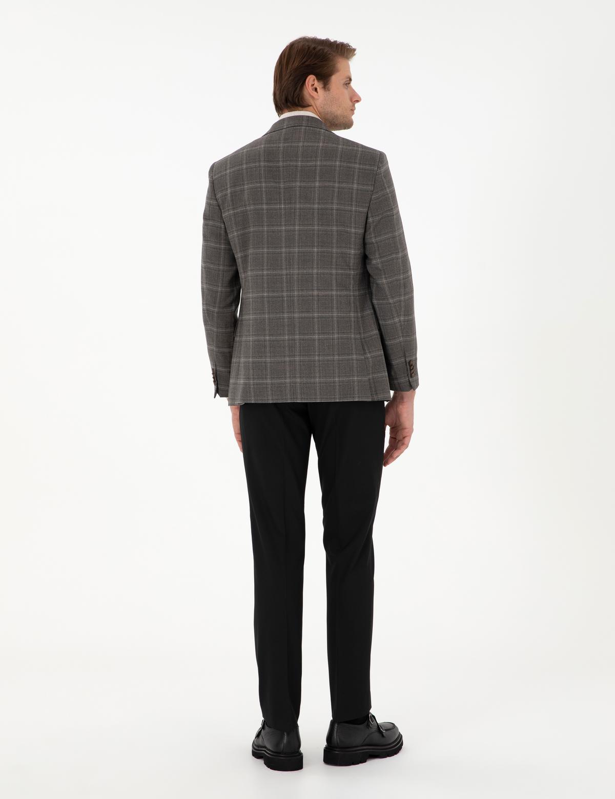 Siyah Slim Fit Kumaş Pantolon - 50302421018