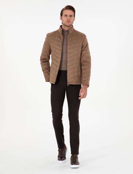 Vizon Suni Deri Ceket - 50300519021