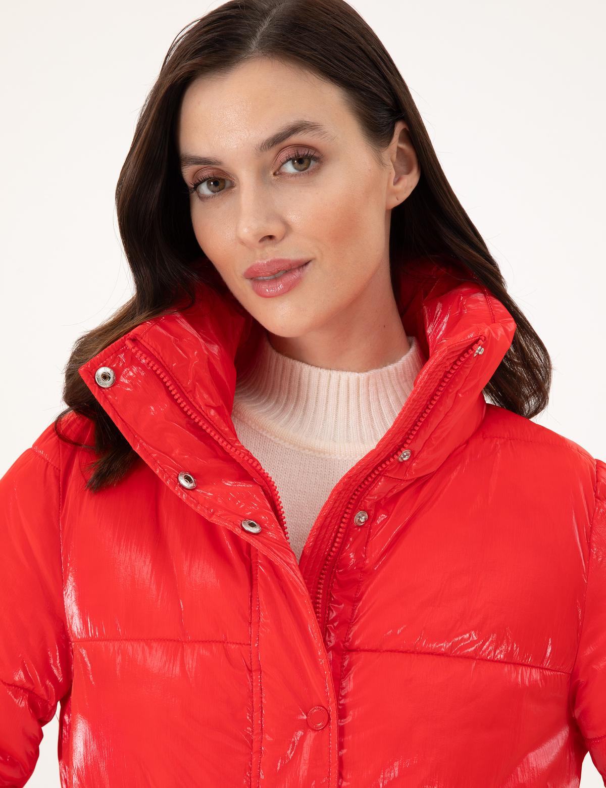 Kırmızı Parlak Mont - 50290326032