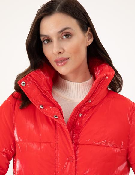 Kırmızı Parlak Mont - 50290326032