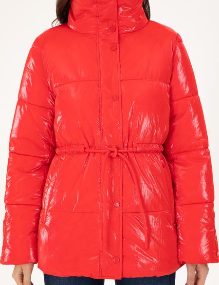 Kırmızı Parlak Mont - 50290326032