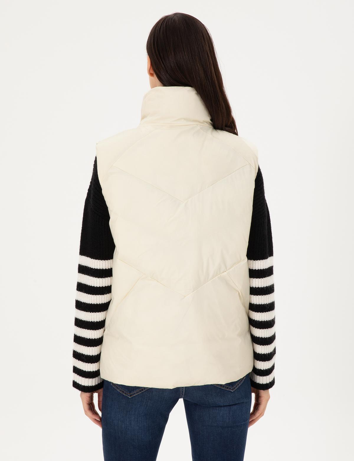 Ekru Yelek - 50290335028