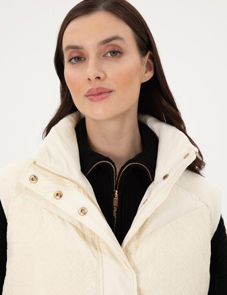 Ekru Yelek - 50290335028