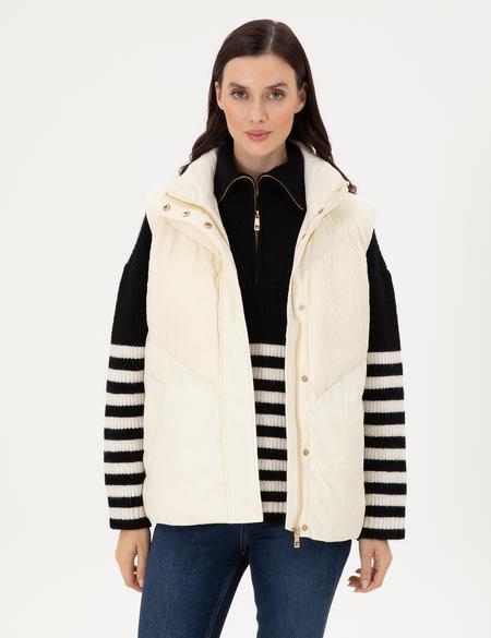 Ekru Yelek - 50290335028