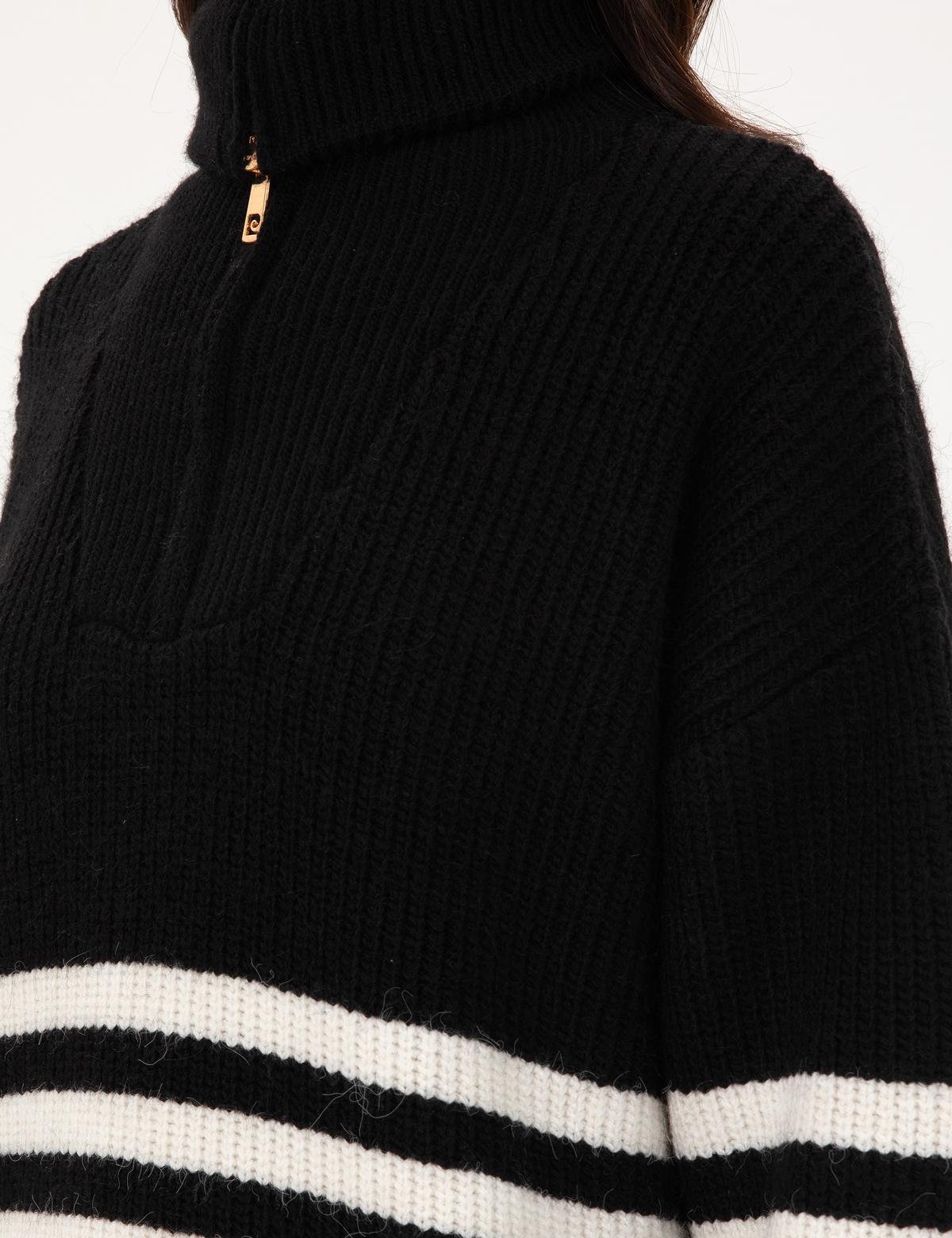 Siyah Comfort Fit Kazak - 50298102010