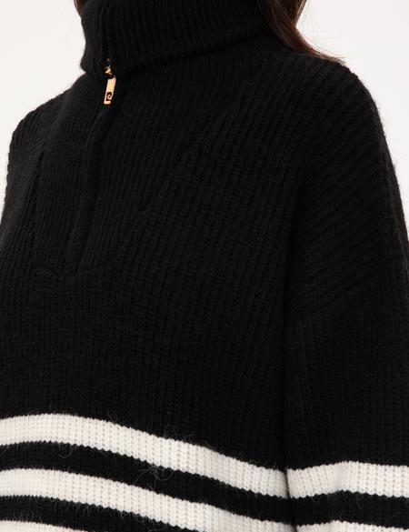 Siyah Comfort Fit Kazak - 50298102010