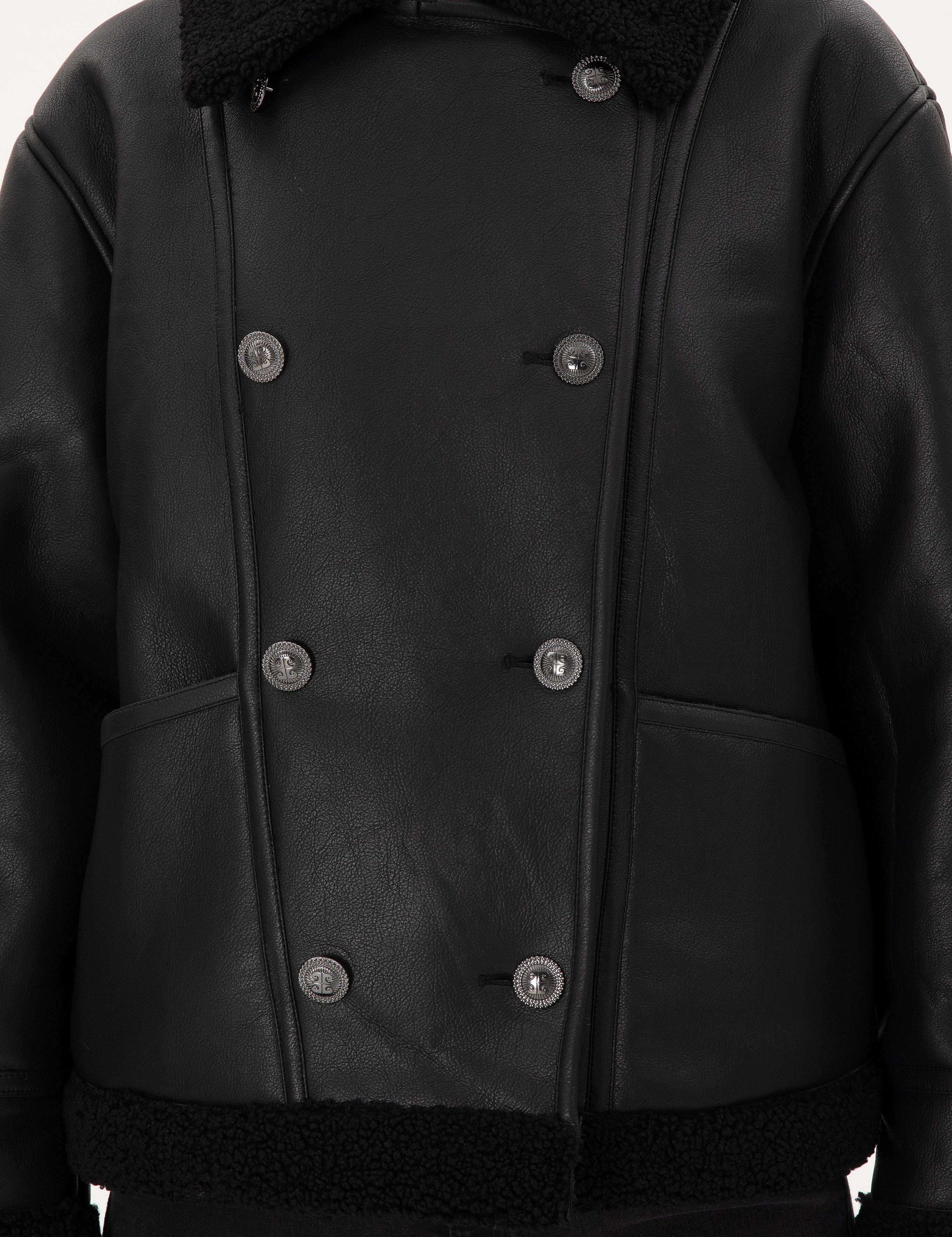 Siyah Regular Fit Mont