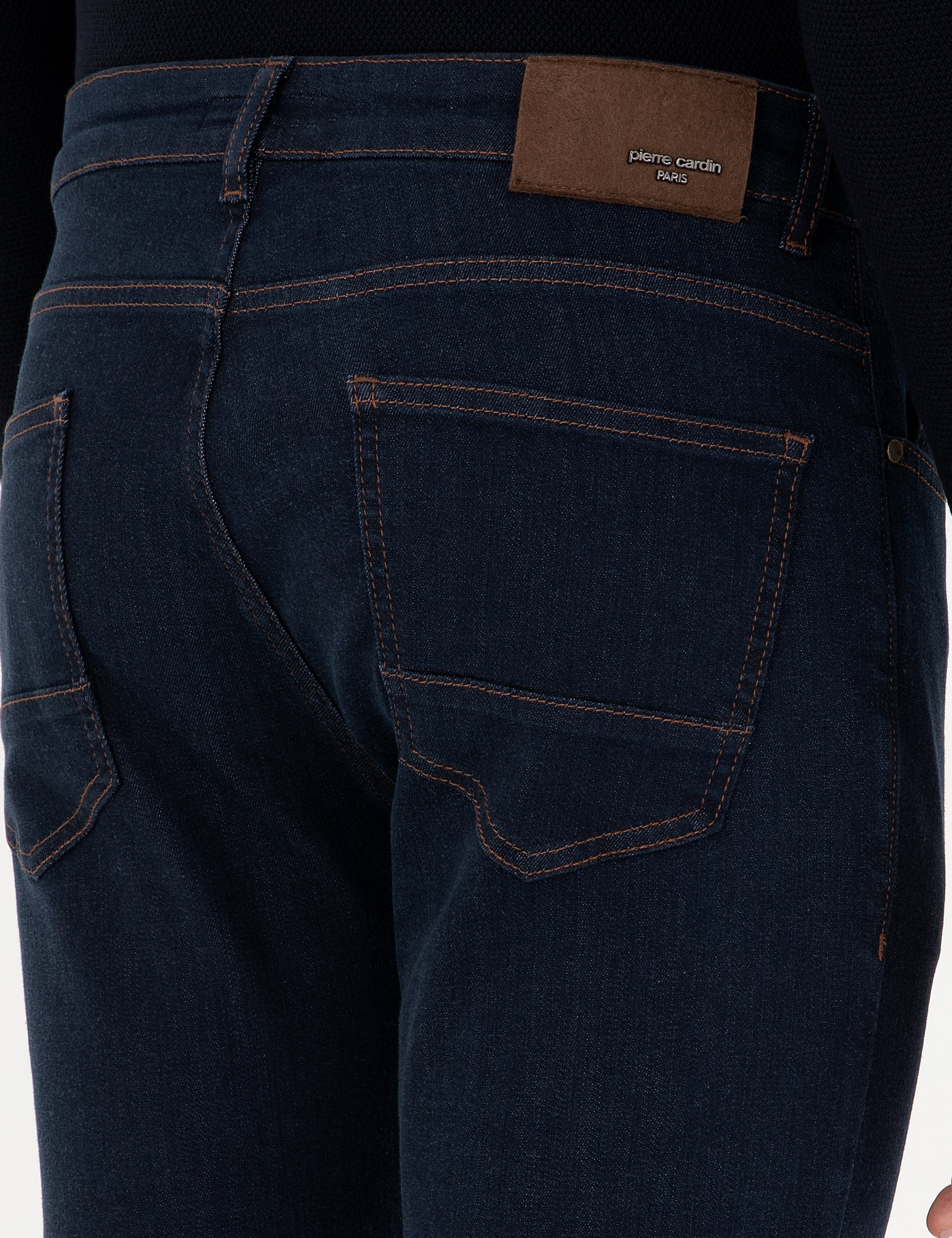 Lacivert Slim Fit Jean Pantolon - Image 6