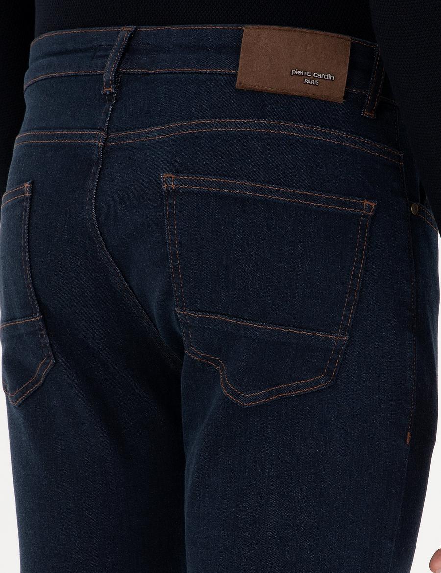 Lacivert Slim Fit Jean Pantolon