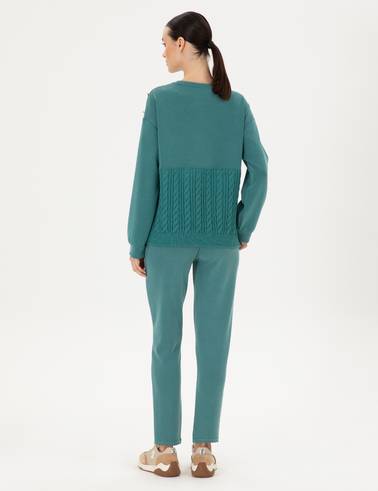 Koyu Yeşil Regular Fit Eşofman Altı