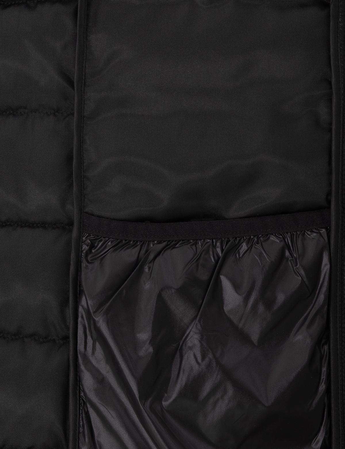 Siyah Kapüşonlu Kapitone Mont - 50297332002