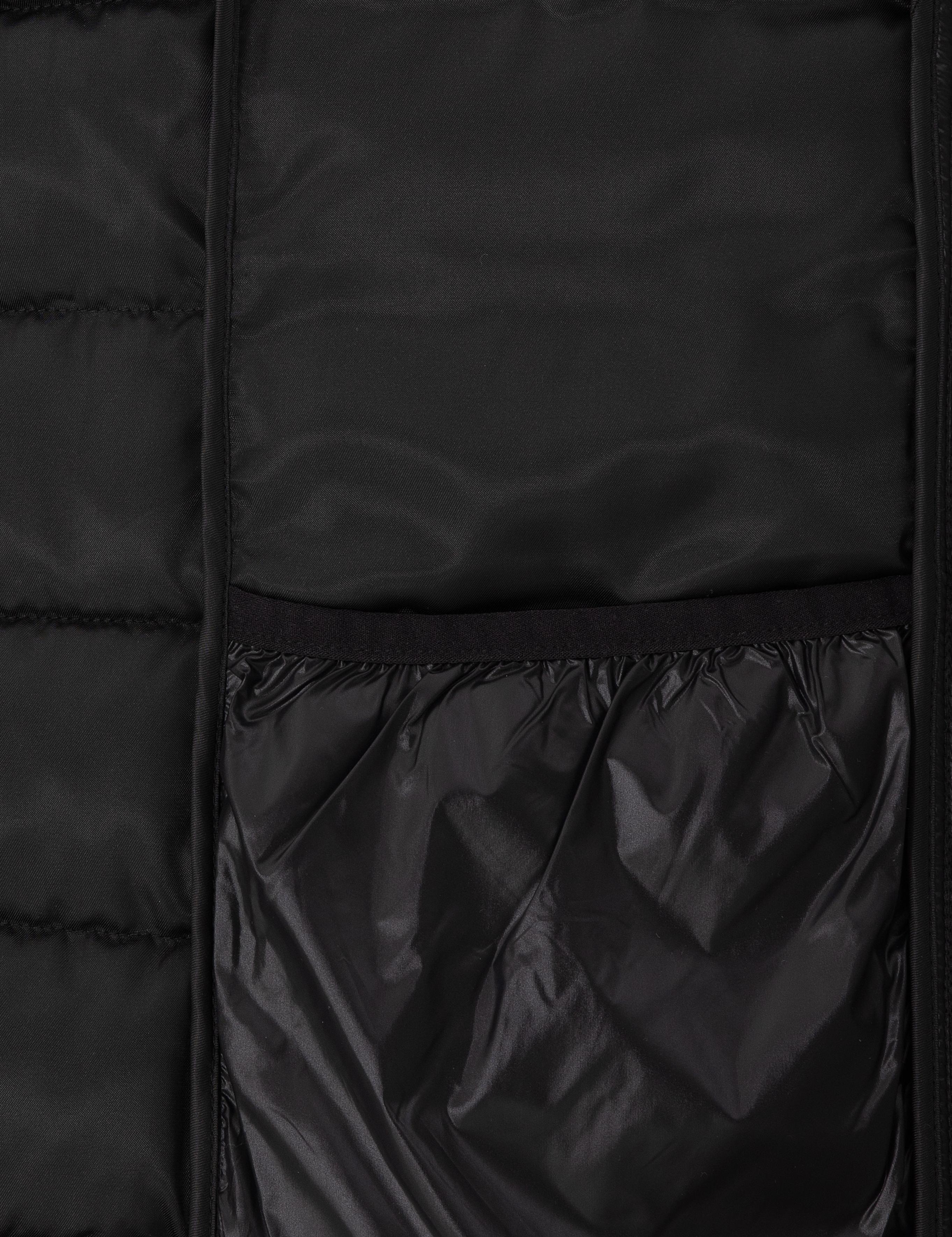 Siyah Kapüşonlu Kapitone Mont