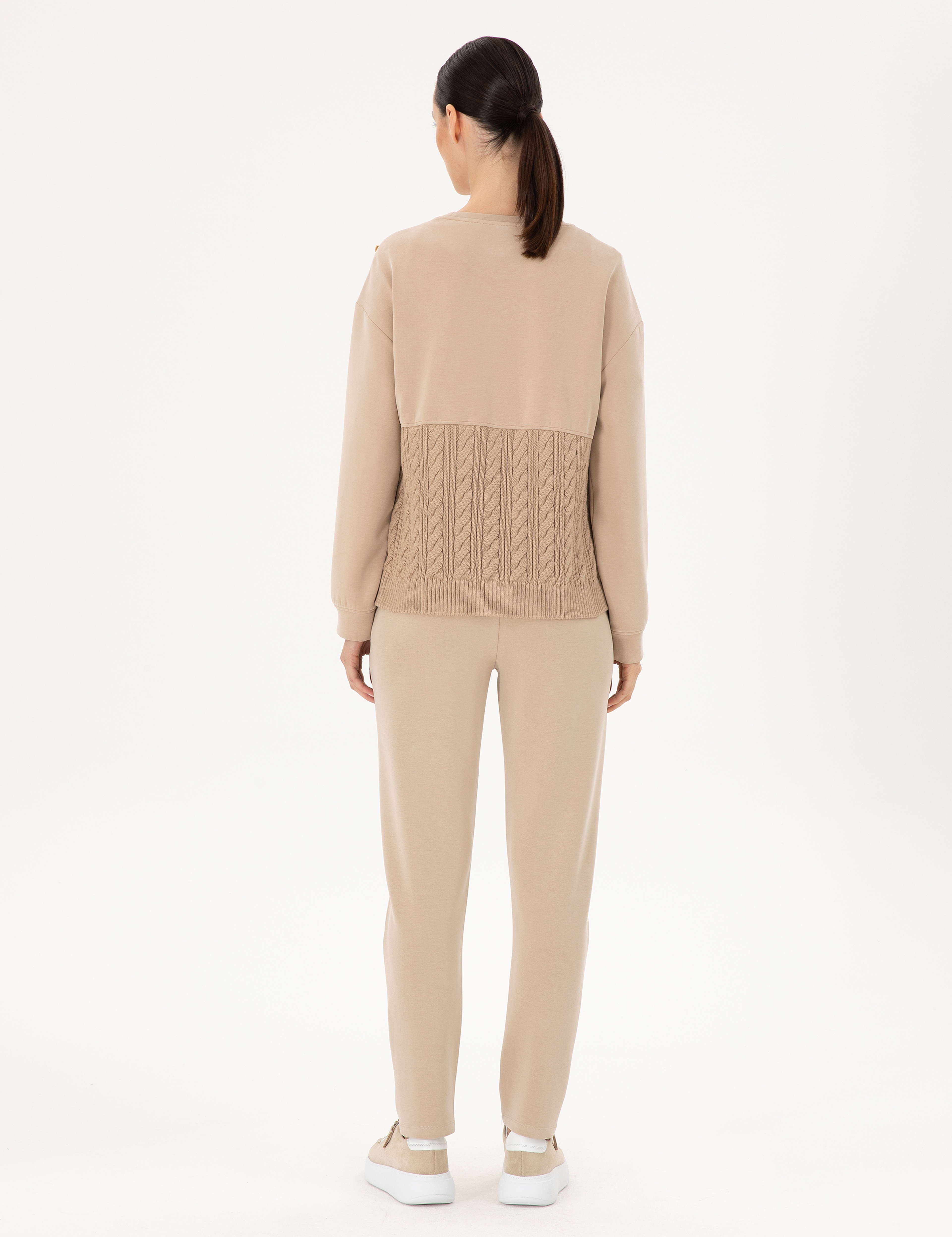 Bej Regular Fit Eşofman Altı - Image 4