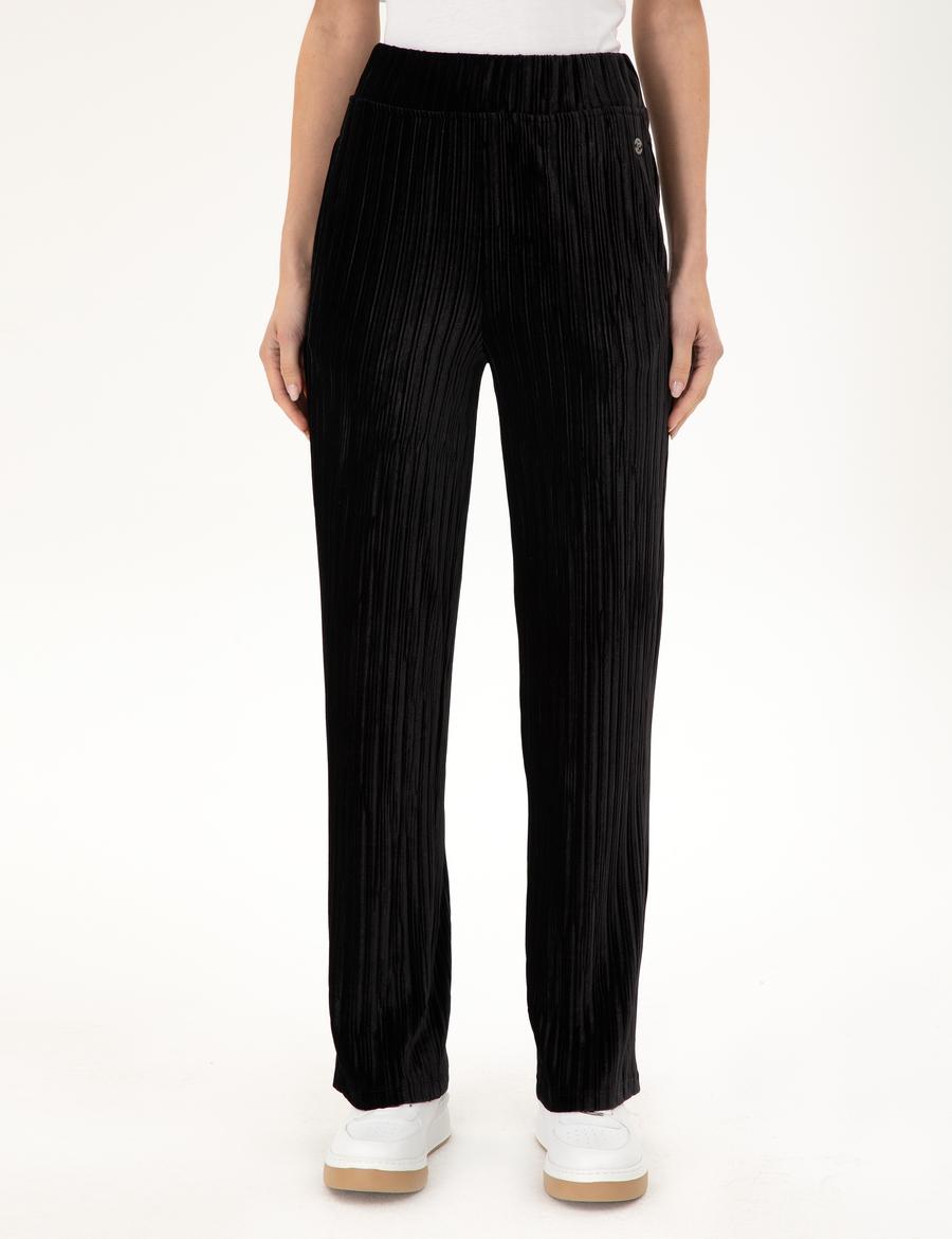 Siyah Loose Fit Eşofman Altı