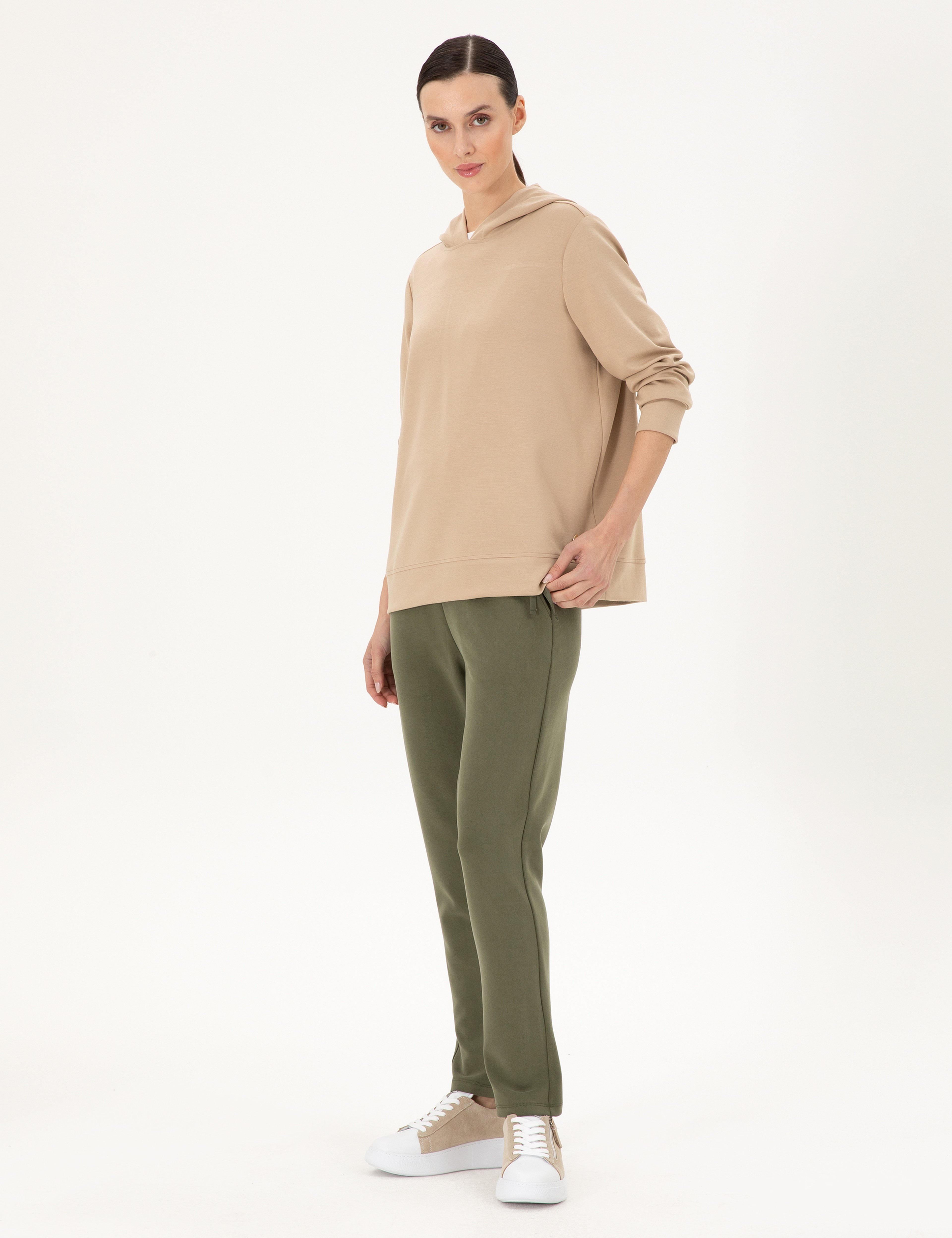 Haki Regular Fit Eşofman Altı