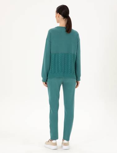 Koyu Yeşil Regular Fit Eşofman Altı