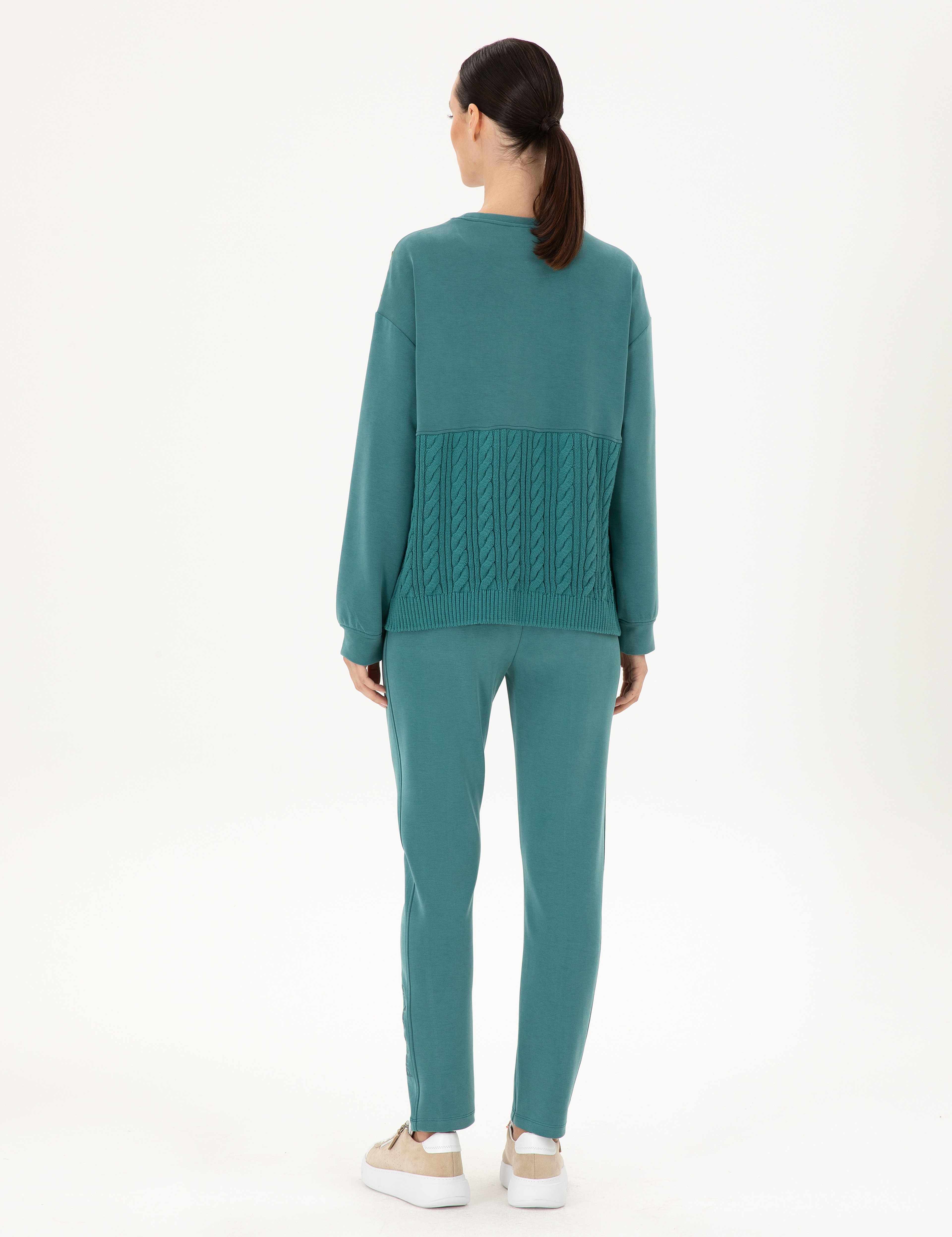Koyu Yeşil Regular Fit Eşofman Altı - Image 4