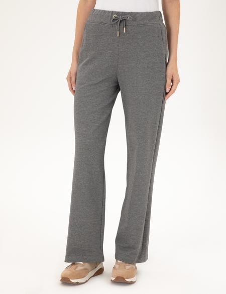 Antrasit Melanj Loose Fit Eşofman Altı - 50301499036