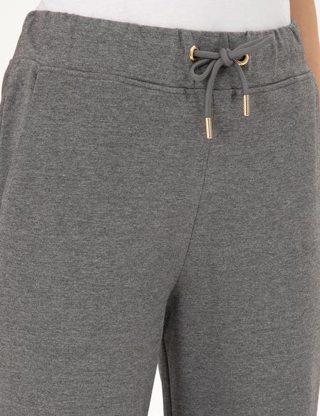 Antrasit Melanj Loose Fit Eşofman Altı - 50301499036