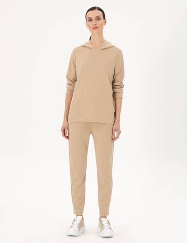 Bej Regular Fit Eşofman Altı