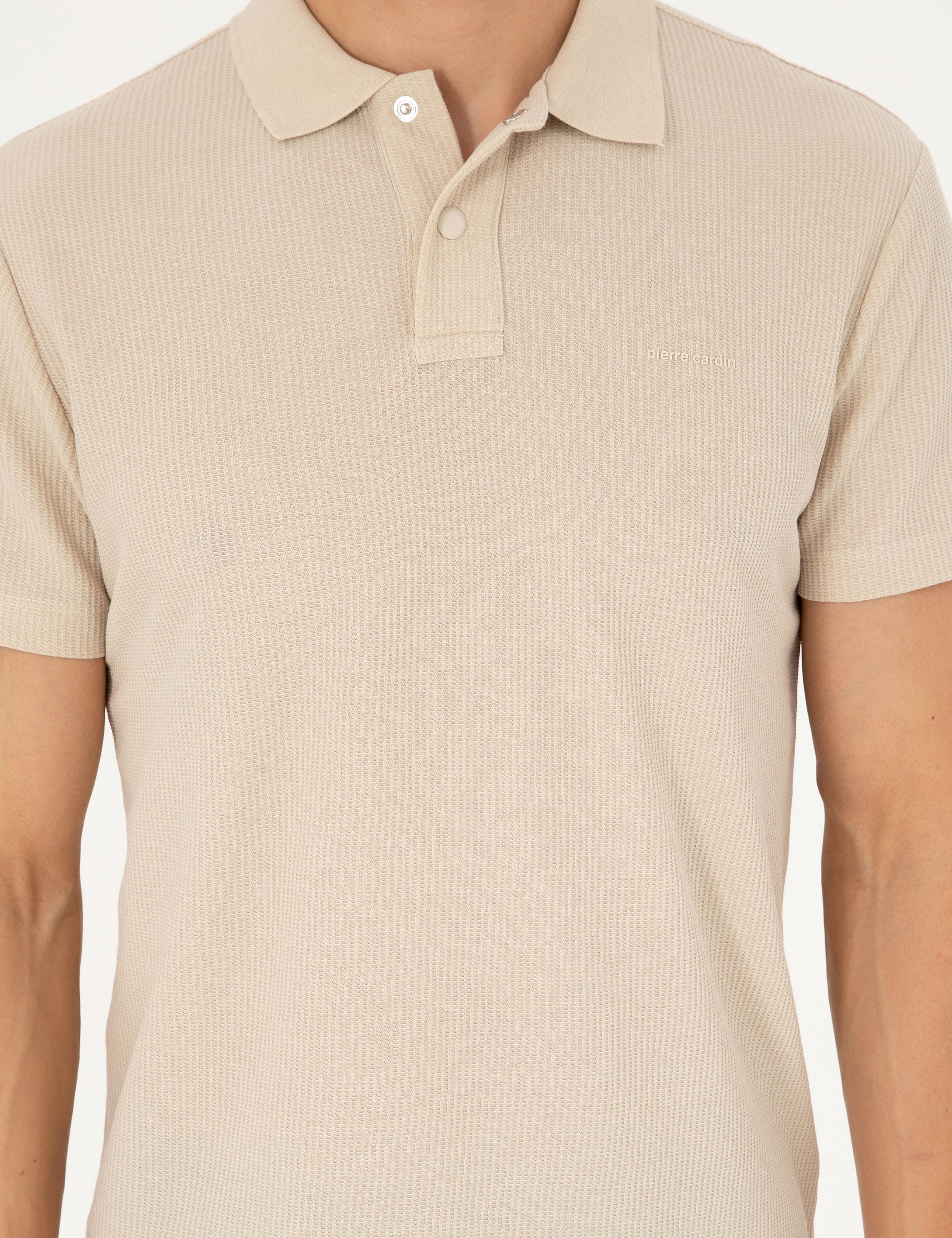 Bej Slim Fit Tişört