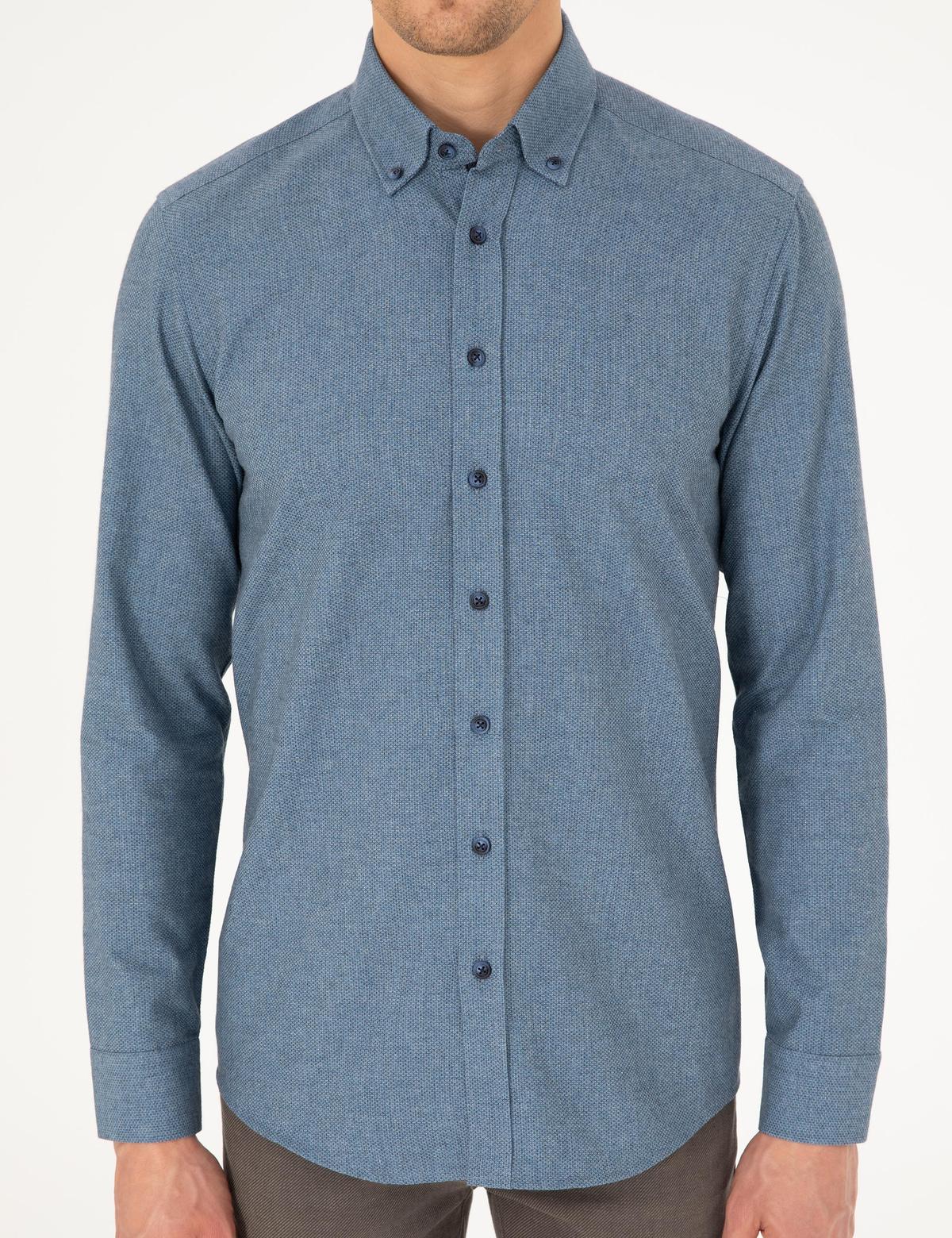 Mavi Slim Fit Uzun Kollu Gömlek - 50293756068