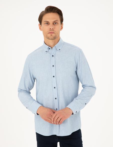 Mavi Regular Fit Uzun Kollu Gömlek - 50292106024