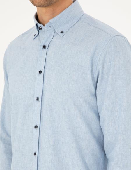 Mavi Regular Fit Uzun Kollu Gömlek - 50292106024