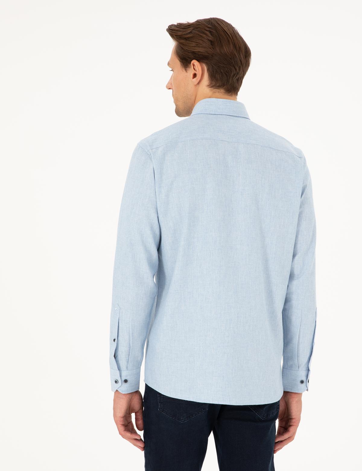 Mavi Regular Fit Uzun Kollu Gömlek - 50292106024