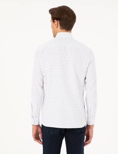 İndigo Slim Fit Uzun Kollu Gömlek
