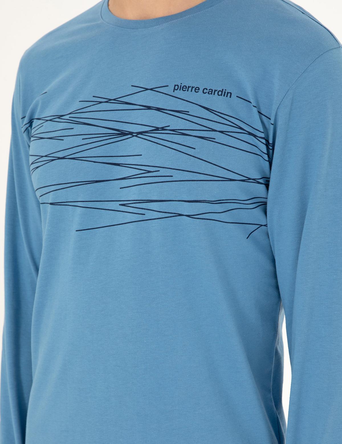 Mavi Uzunkol Pijama Takımı - 50306732015