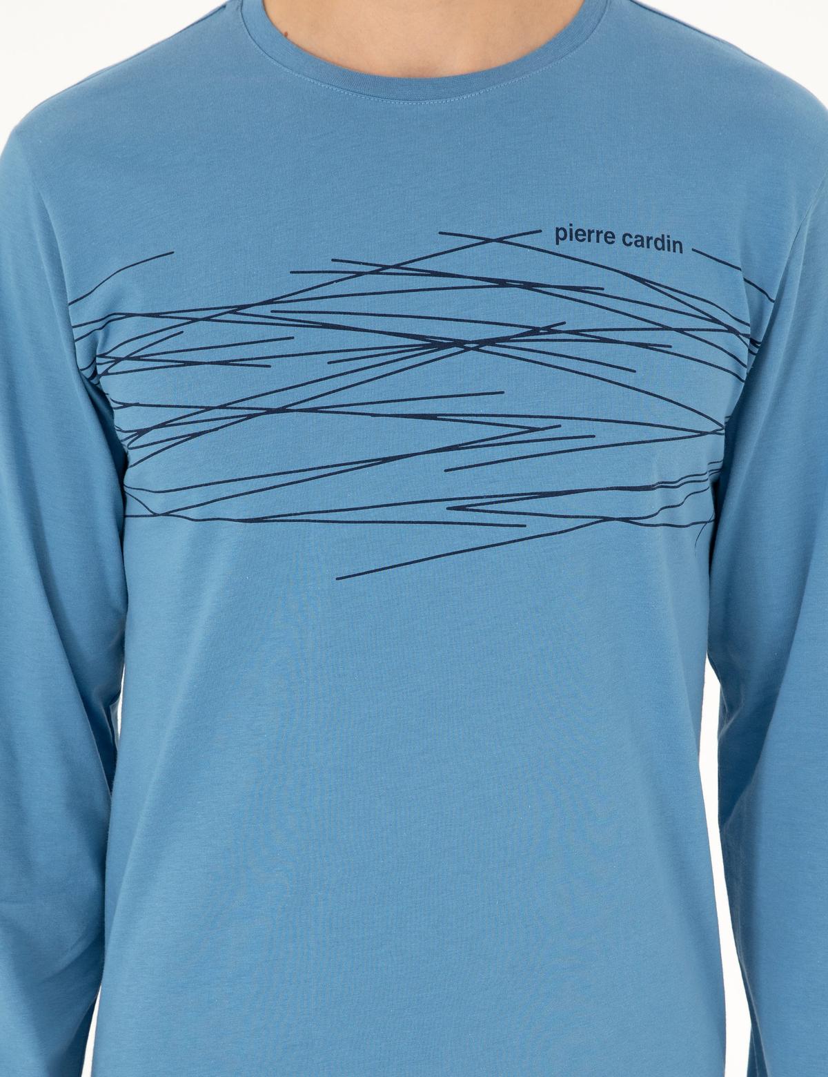 Mavi Uzunkol Pijama Takımı - 50306732015