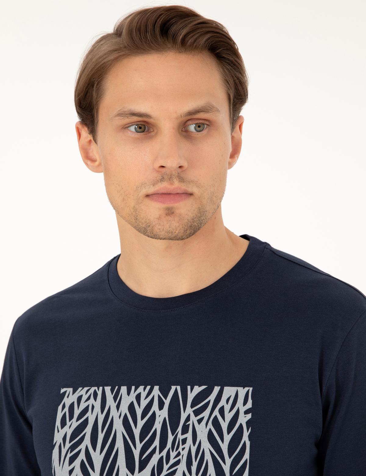 Lacivert Uzunkol Pijama Takımı - 50306724003