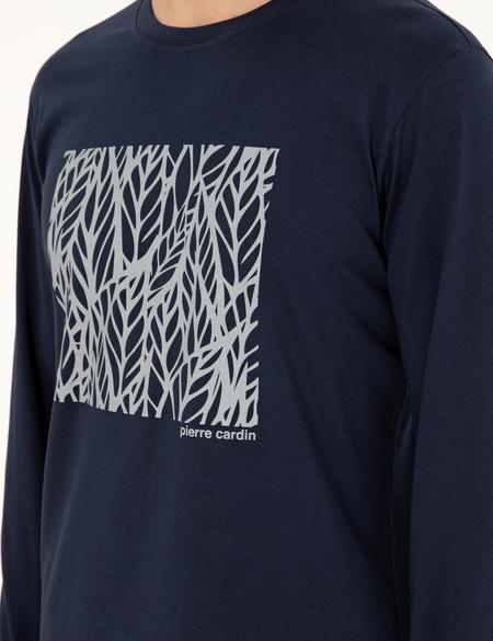 Lacivert Uzunkol Pijama Takımı - 50306724003