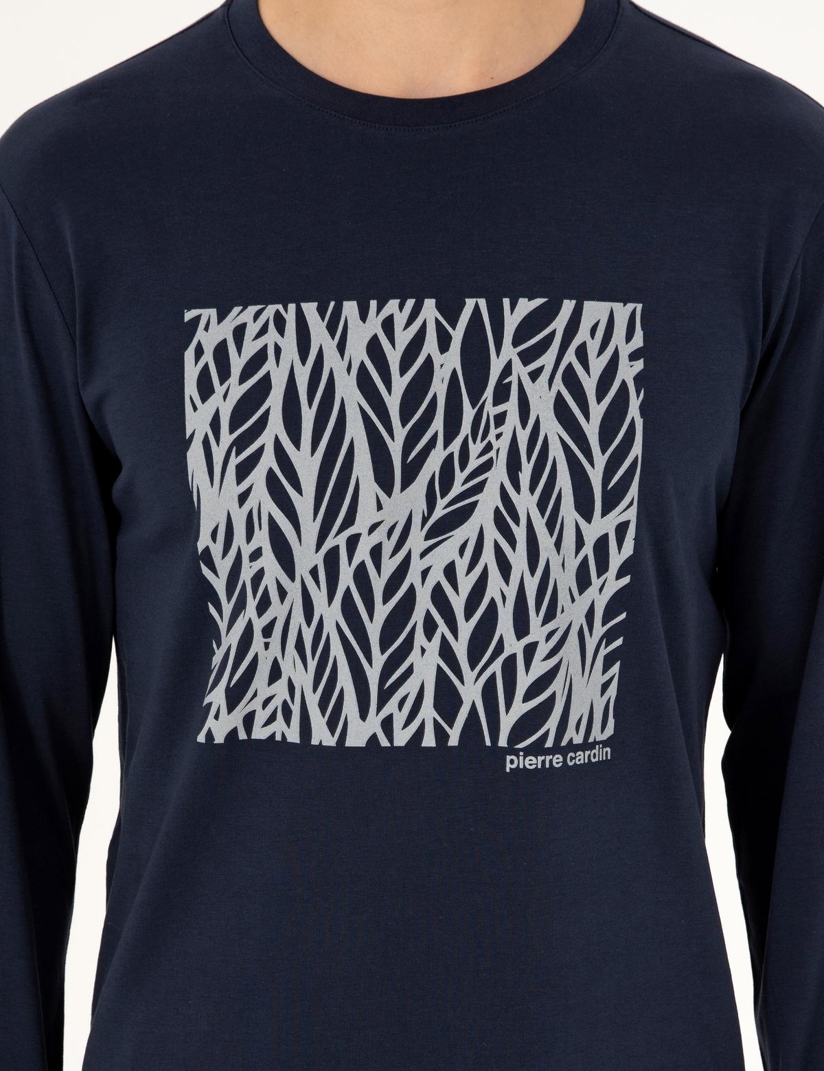 Lacivert Uzunkol Pijama Takımı - 50306724003