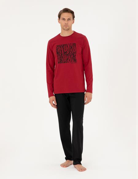 Bordo Pijama Takımı - 50306724008