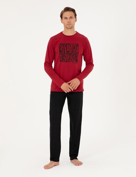 Bordo Pijama Takımı - 50306724008