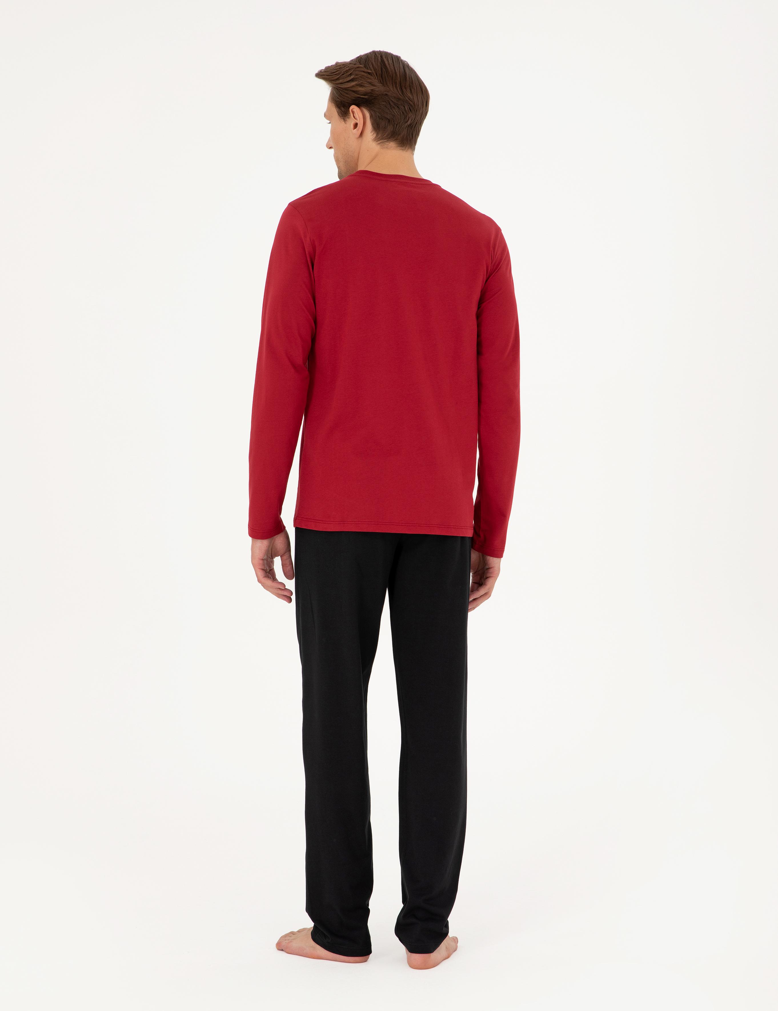 Bordo Pijama Takımı