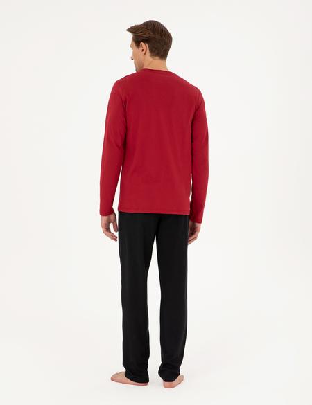 Bordo Pijama Takımı - 50306724008