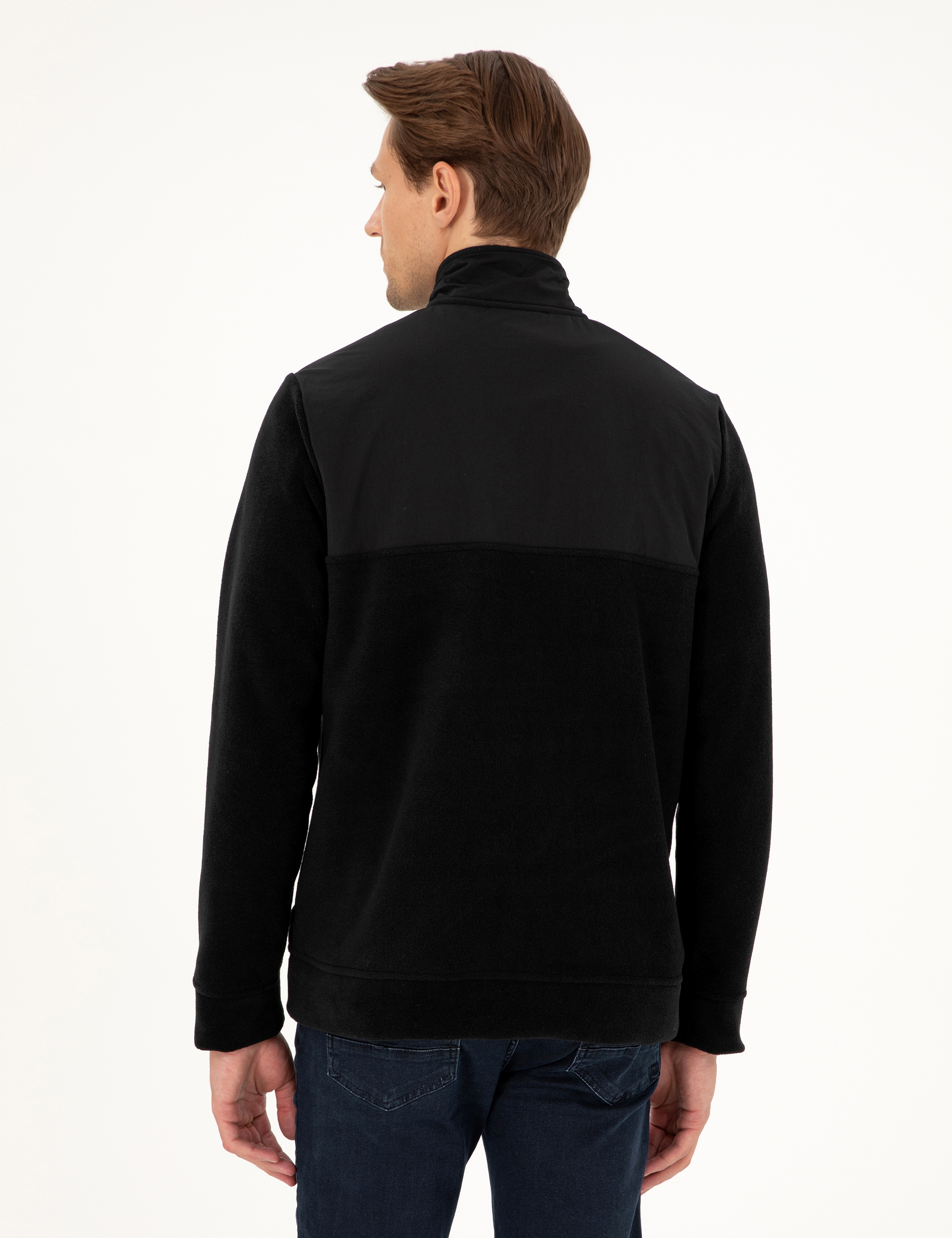 Siyah Regular Fit Sweatshirt