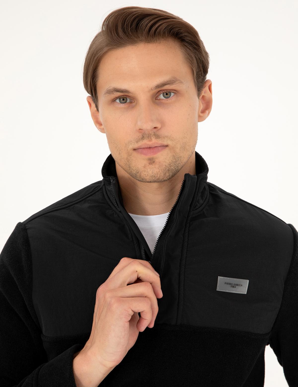 Siyah Regular Fit Sweatshirt - 50296910004