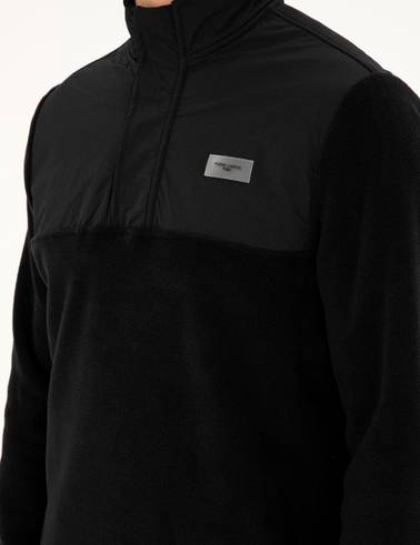 Siyah Regular Fit Sweatshirt
