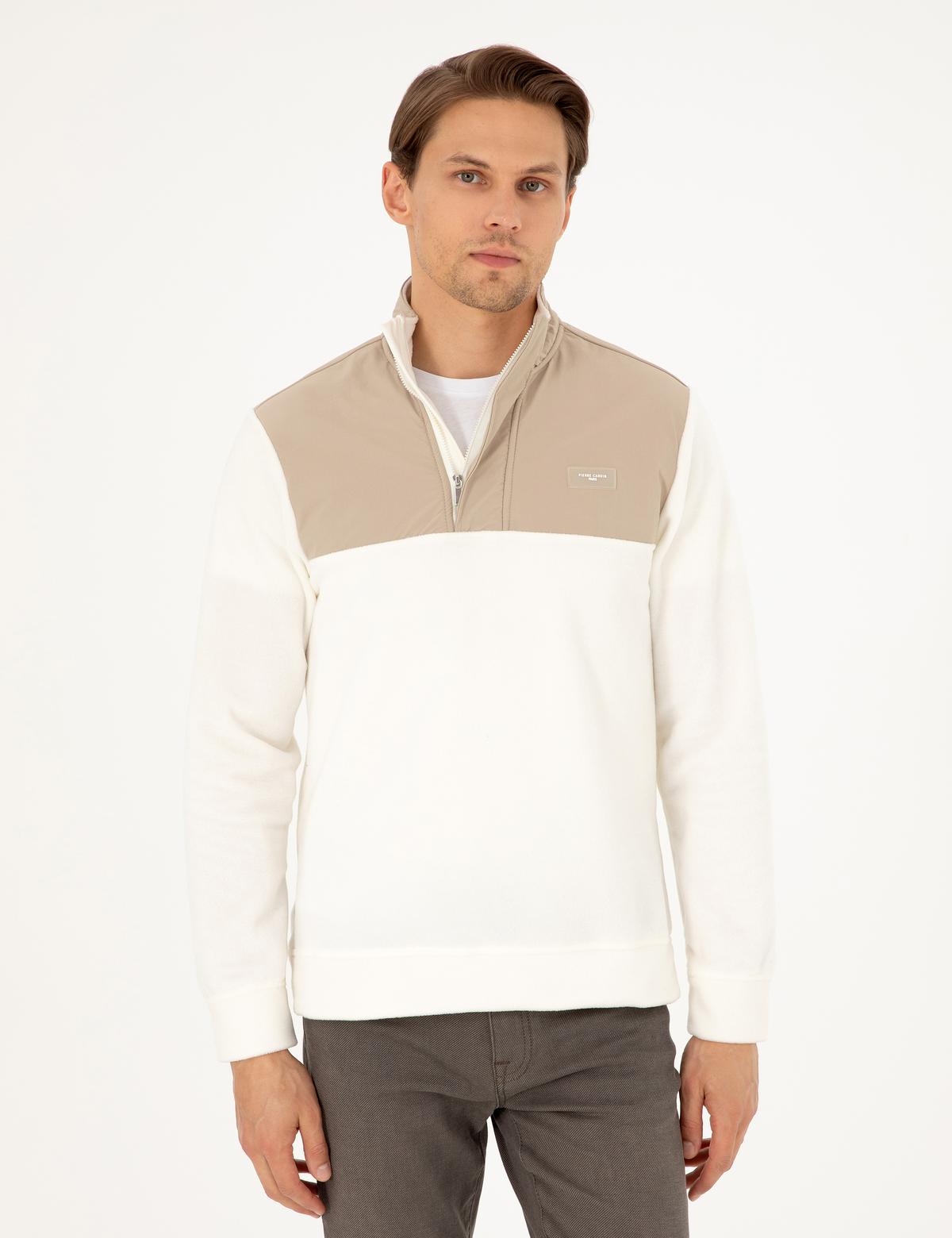 Ekru Regular Fit Sweatshirt