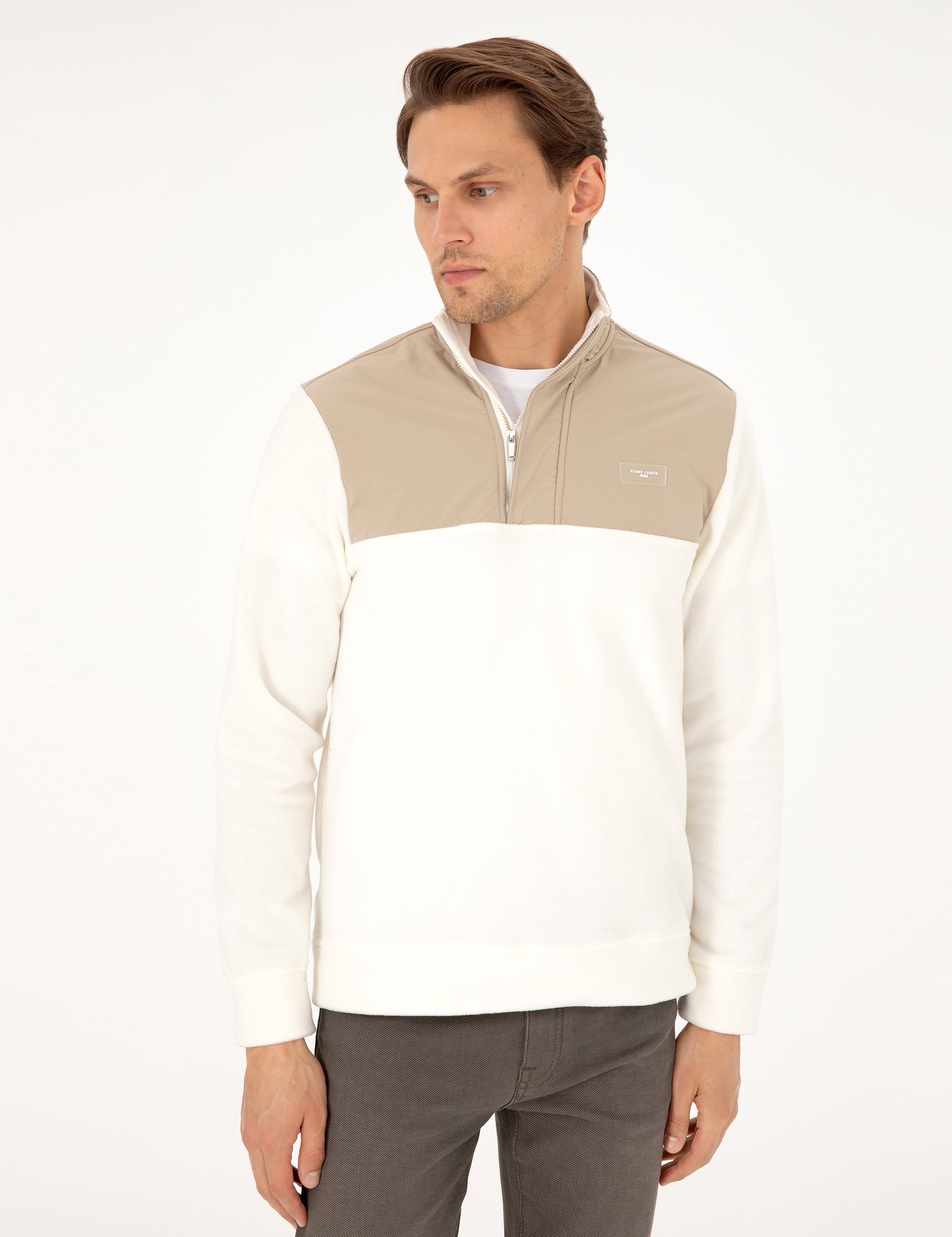 Ekru Regular Fit Sweatshirt - Image 3