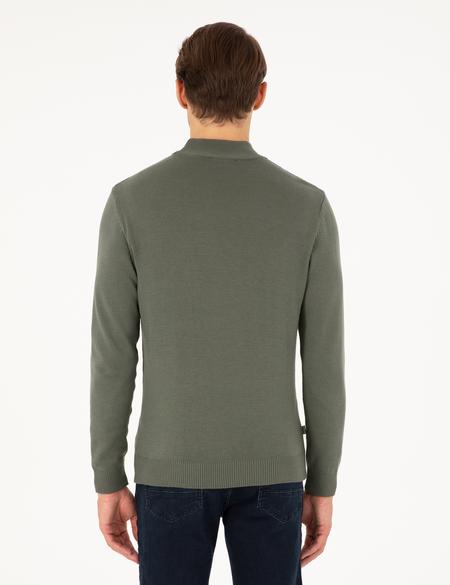 Duman Slim Fit Yarım Balıkçı Yaka Triko Kazak - 50300460067