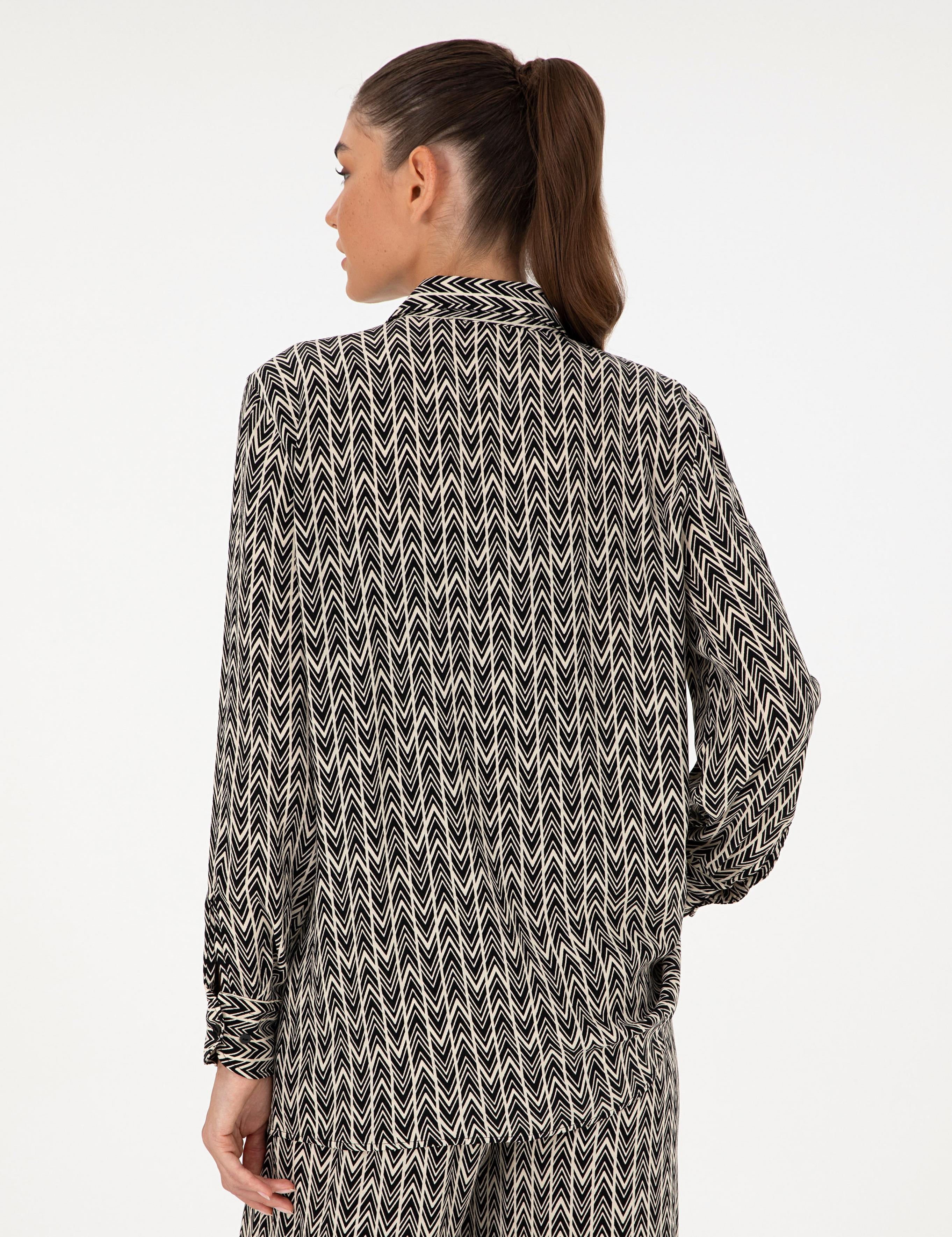 Siyah Comfort Fit Uzun Kollu Gömlek