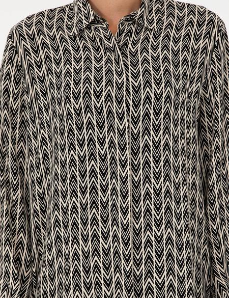 Siyah Comfort Fit Uzun Kollu Gömlek - 50295587005