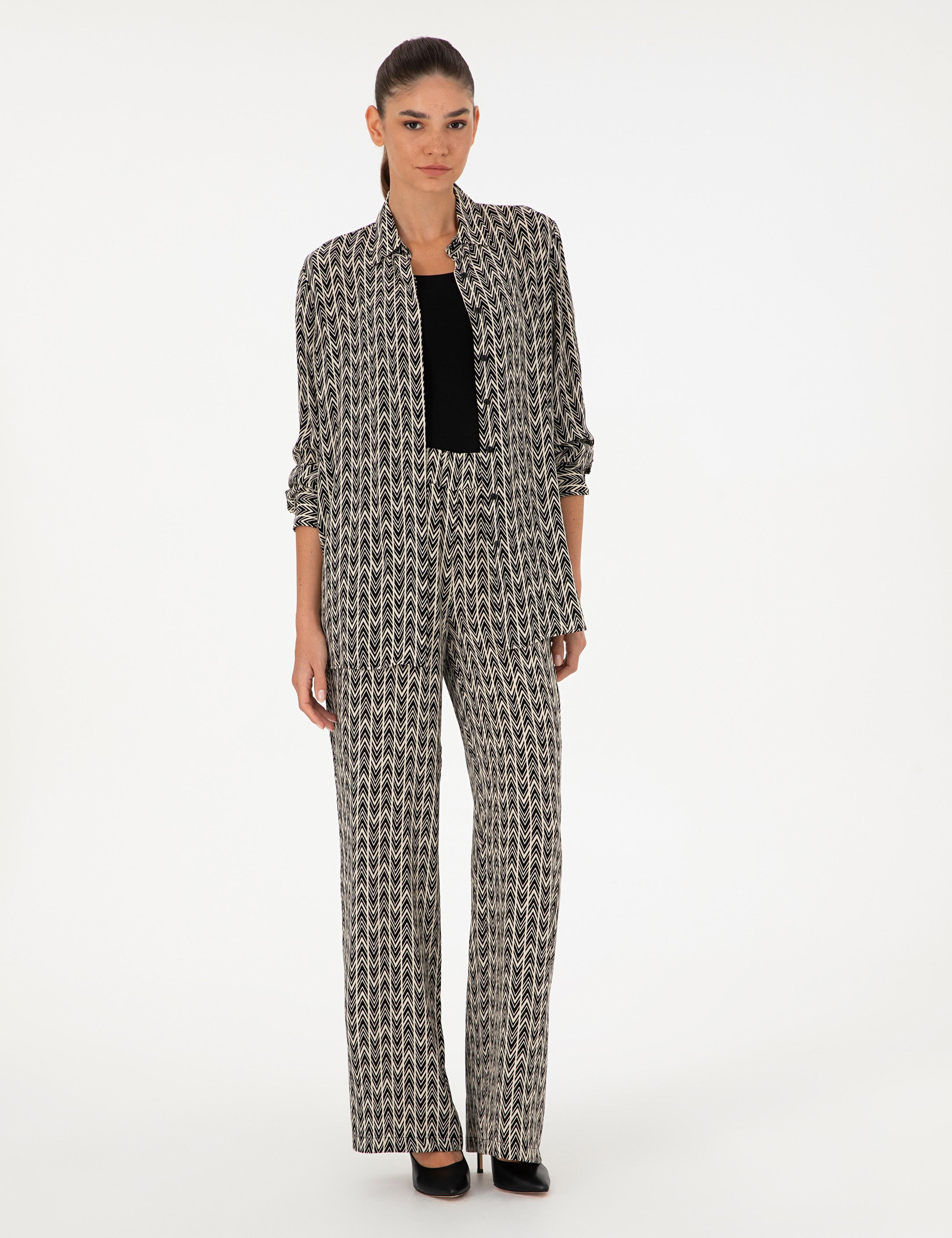 Siyah Comfort Fit Uzun Kollu Gömlek